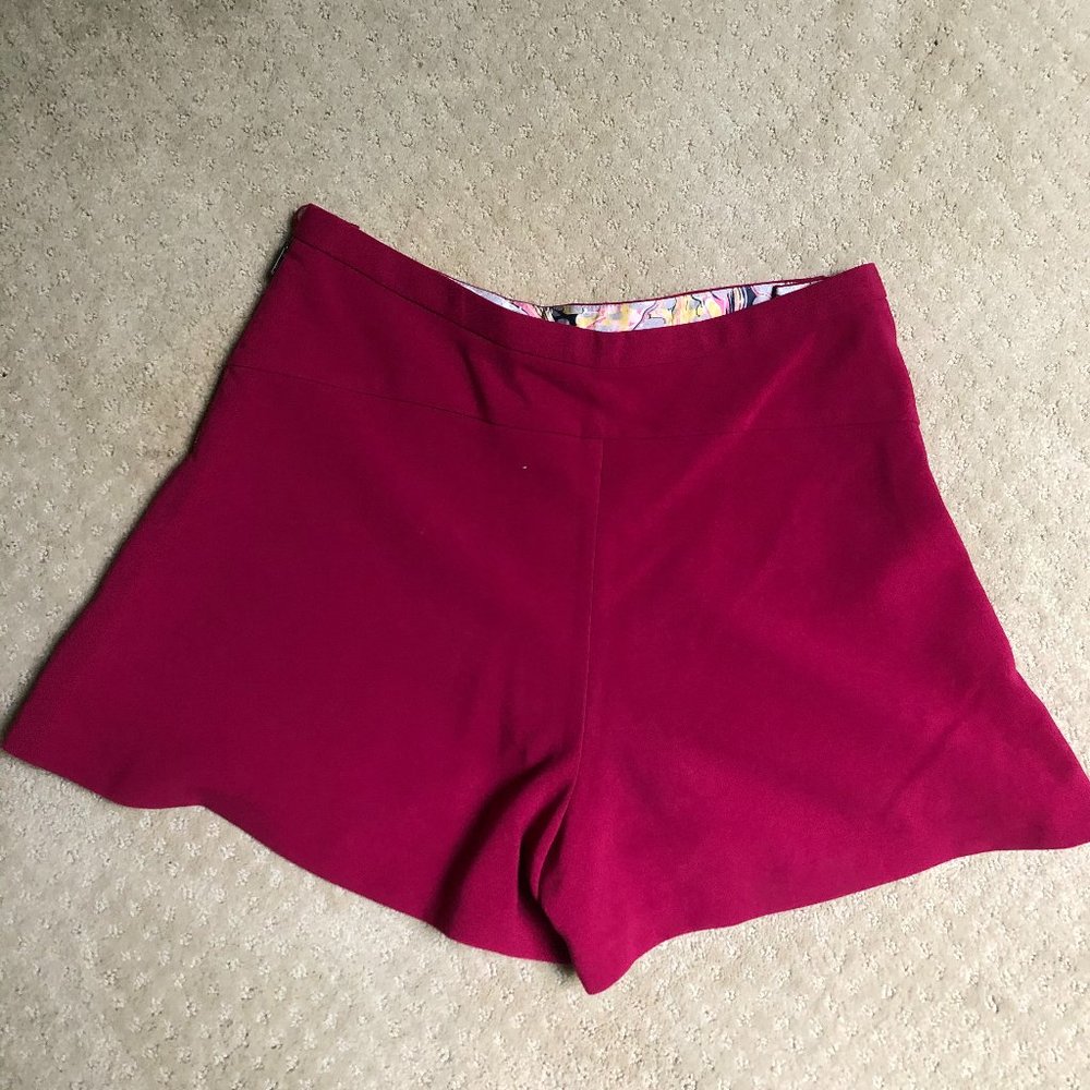 Leifnotes Anthropologie Fuchsia Shorts